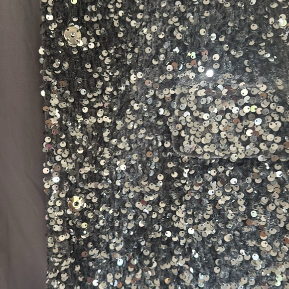 Nasty Gal velvet sequin blazer - Picture 3 of 4